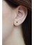 Yeşil Taşlı Zirkon Tektaş Küpe 3 mm 3