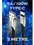 J3 Type-C 5A/100W Şarj ve Data Kablosu -3mt 1