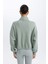 Fit Crop Dik Yaka Etek Ucu Lastikli Basic Düz Sporcu Sweatshirt C3747AX24SP 8