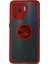 Oppo Reno 5 Lite Kılıf Montreal Yüzüklü Silikon Kapak - Kırmızı - CPT109492-8379 1