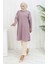 Rahat Kesim Cotton Sade Tunik 8757-05 Açık Mürdüm 2