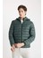 Su İtici Hafif Şişme Mont Slim Fit Dar Kesim Kapüşonlu Fermuarlı Cepli Mevsimlik N4661AZ24AU 7