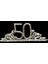 Kristal Taşlı Metal Taç - 50 Yaş 1