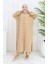 Bürümcük Kumaş Tunik Pantolon Ikili Takım 2093-01 Sütlü Kahve 1