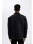 Slim Fit Dar Kesim Dik Yaka Fermuarlı Cepli Suni Deri Ceket Mont X4014AZ24WN 7