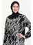 Kuşaklı Emrpime Süet Elbise 4582H-01 Siyah 3
