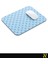 Mavi Renkli Kalpli Desenli Ergonomik Mouse Pad - 23 cm x 19 cm - Kaydırmaz Taban Ev ve Ofis Kullanımı Fare Altlığı Mousepad 3