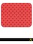Kırmızı Renkli Kalpli Desenli Ergonomik Mouse Pad - 23 cm x 19 cm - Kaydırmaz Taban Ev ve Ofis Kullanımı Fare Altlığı Mousepad 1