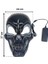 Halloween Aksesuar Maske Işıklı Siyah Iskelet 1