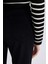 Flare Fit Kadife Kışlık Pantolon Cepli Yüksek Bel İspanyol Paça Fitilli S0612AZ24WN 7