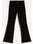 Flare Fit Kadife Kışlık Pantolon Cepli Yüksek Bel İspanyol Paça Fitilli S0612AZ24WN 9