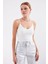 918 Ip Askılı Crop Top - Beyaz 3