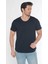 Erkek Geniş Yaka %100 Pamuk Salaş T-Shirt 2