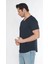 Erkek Geniş Yaka %100 Pamuk Salaş T-Shirt 3