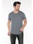 Erkek Geniş Yaka %100 Pamuk Salaş T-Shirt 1