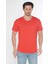 Erkek Geniş Yaka %100 Pamuk Salaş T-Shirt 1
