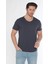 Erkek Geniş Yaka %100 Pamuk Salaş T-Shirt 1