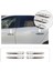 Renault Fluence Uyumlu 2010-2016 Krom Kapı Kolu 4 Kapı 4 Kol Sensörlü Paslanmaz Çelik 1