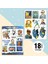 Van Gogh Sticker Seti, Sanat Temalı Sticker Seti, 18 Adet Van Gogh Etiket 1
