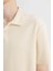 New Regular Fit Basic Düz Kısa Kollu Polo Tişört B4939AX24SP 8
