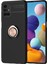 Samsung Galaxy M51 Kılıf Range Yüzüklü Silikon - Siyah-Gold - KA8727-7350 1