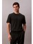 Erkek Kısa Kollu Supima Pamuklu T-Shirt - Siyah 1