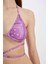 Regular Fit Şal Desenli Bikini Üstü-Fall in Love C3176AX24SM 6