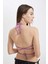 Regular Fit Şal Desenli Bikini Üstü-Fall in Love C3176AX24SM 7