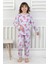 Cute Flamingo Desenli Kız Çocuk Pijama Takımı 3