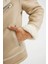 Slim Fit Suni Deri Mont Dar Kesim Fermuarlı Yaka Suni Kürk Astarlı Fermuarlı C5636AX24WN 7