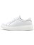 Luce Hakiki Deri Kadın Beyaz Casual Sneaker Ayakkabı 2