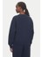 Kadın Relaxed Fit Bisiklet Yaka Monogram Logolu Sweatshirt - Lacivert 2