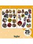 Kurukafa Sticker Seti, Aksiyon Temalı Sticker, Karavan ve Kamp Temalı Sticker, 25 Adet Kurukafa Etiket 1