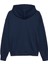 Erkek Cropped Fit Kapüşonlu Kol Baskılı Sweatshirt - Lacivert 2