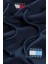 Erkek Cropped Fit Kapüşonlu Kol Baskılı Sweatshirt - Lacivert 3
