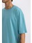 Fit Oversize Fit Bisiklet Yaka Baskılı Kısa Kollu Tişört A1624AX24SM 6