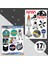 Nasa Sticker Seti, Nasa Temalı Astronot Sticker Seti, 17 Adet Nasa ve Uzay Etiket 1