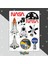 Nasa Sticker Seti, Nasa Temalı Astronot Sticker Seti, 17 Adet Nasa ve Uzay Etiket 3