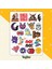 Karışık Figürler Sticker Seti, Karma Sticker Seti, 50 Adet Figür Etiket 2