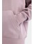 Oversize Geniş Kalıp Kapüşonlu Kanguru Cepli Basic Düz Sweatshirt A4331AX24AU 9