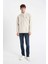 Comfort Regular Fit Rahat Kalıp Fermuarlı Dik Yaka Baskılı Sweatshirt C6132AX24AU 6