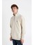 Comfort Regular Fit Rahat Kalıp Fermuarlı Dik Yaka Baskılı Sweatshirt C6132AX24AU 7
