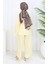 Kimono Pantolon Ikili Takım 11322-02 Sarı 5