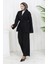 Kimono Pantolon Ikili Takım 11322-01 Siyah 2
