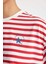 Fit Crop Bisiklet Yaka Çizgili Sporcu Kısa Kollu Tişört C5823AX24SM 9