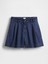 Kadın Mavi Gap × Dôen High Rise Pileli Denim Şort Pantolon 2
