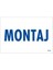 Montaj Uyarı Levhası 17,5X25 KOD:1772 1