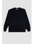 Regular Fit Bisiklet Yaka Selanik Kumaş Basic Düz Triko Kazak H6905AZ24WN 6