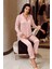Imaj 2250 Pudra Renk Saten 2li Pijama Takım 1