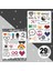 Piksel Figürler Sticker Seti, Piksel Temalı Sticker Seti, 29 Adet Piksel Temalı Etiket 1